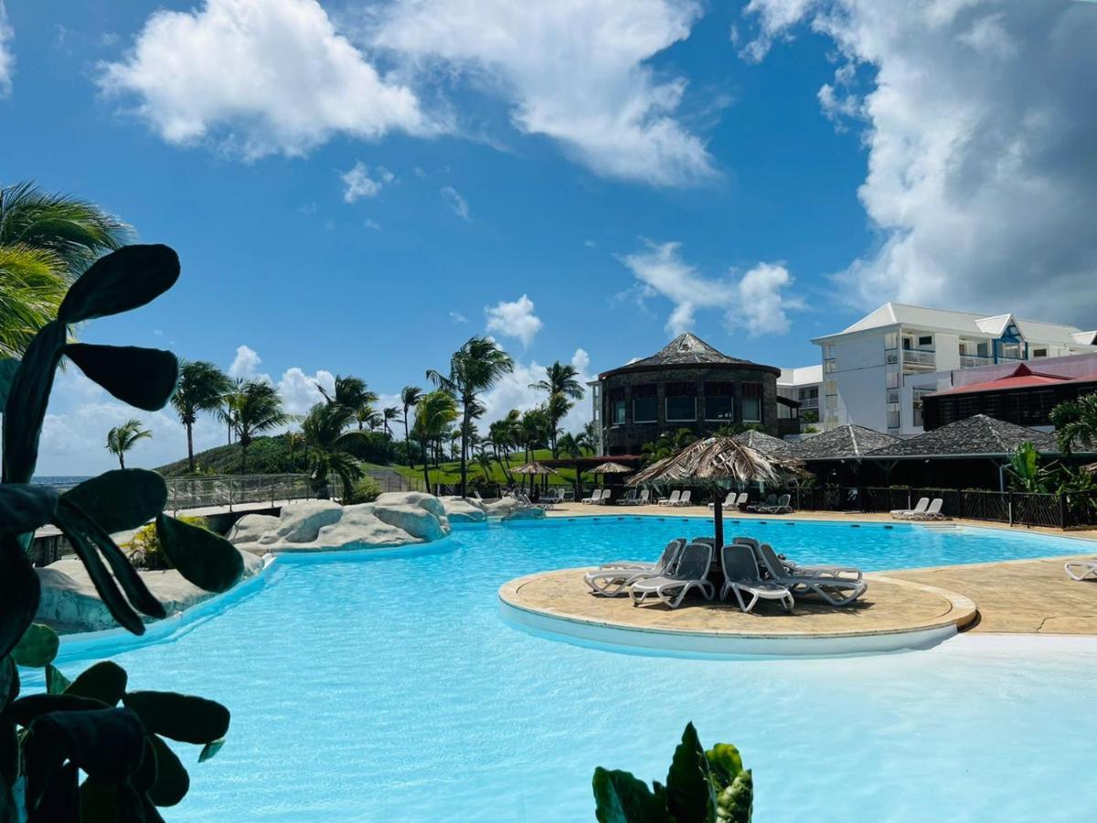 Studio Vue Mer Piscine Plage Kaz Punch Manganao Chez Julie Saint-Francois  Buitenkant foto